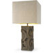 Enzo 30.31 inch 40 watt Vintage Brass Table Lamp Portable Light
