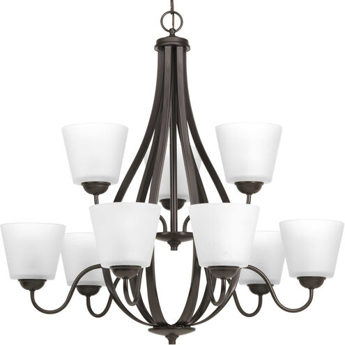 Jay 9 Light 30.5 inch Antique Bronze Chandelier Ceiling Light