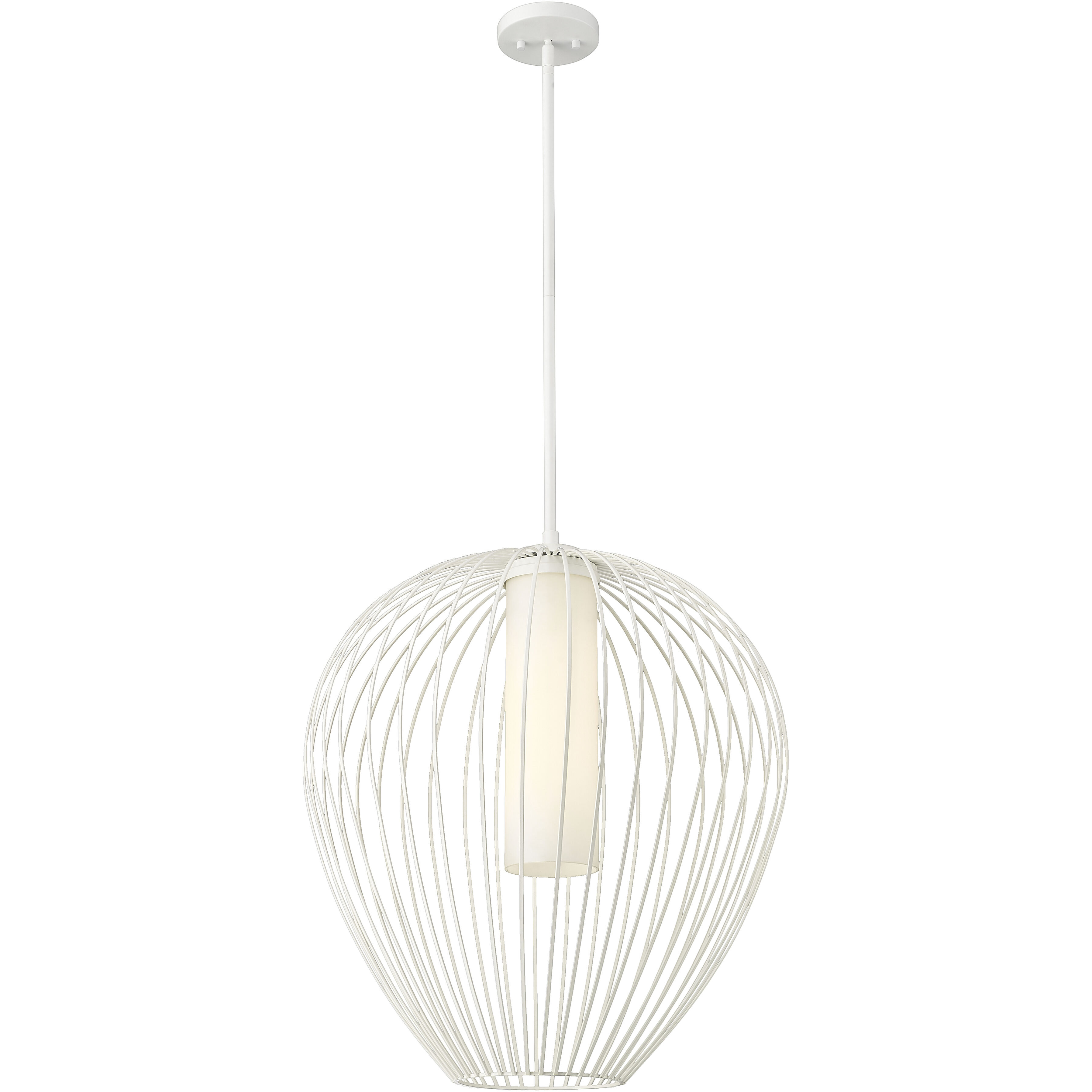 Savanti Pendant Ceiling Light in Tundra White