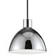 Chroma LED 8.88 inch Chrome Pendant Ceiling Light