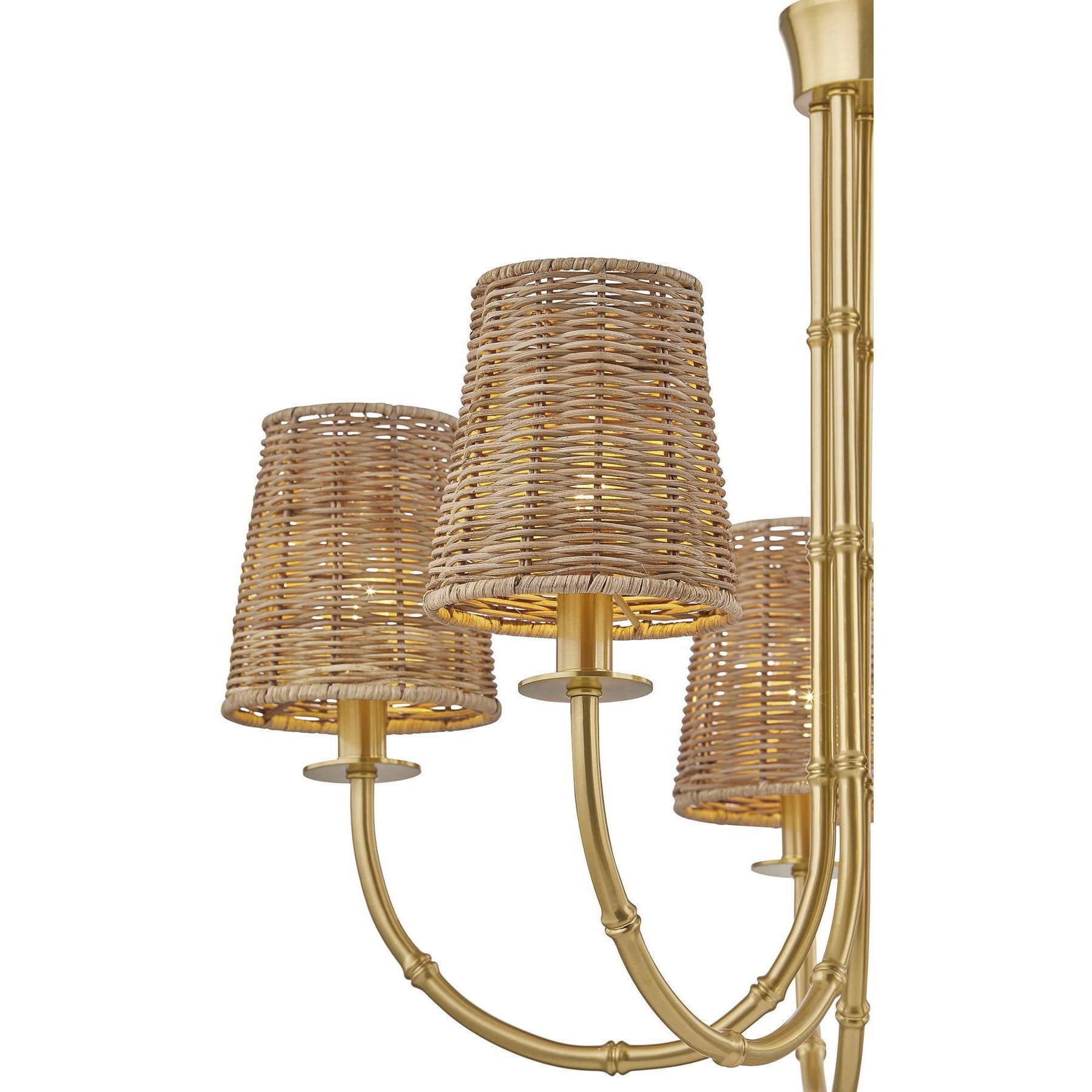 Ashbury 5 Light 27.5 inch Warm Brass Chandelier Ceiling Light
