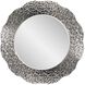 Olmstead 35.5 X 35.5 inch Hammered Silver Mirror