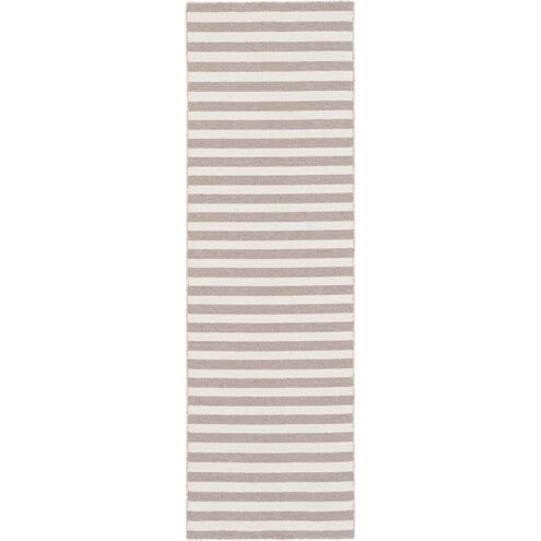 Colton 36 X 24 inch Medium Gray, Ivory Rug