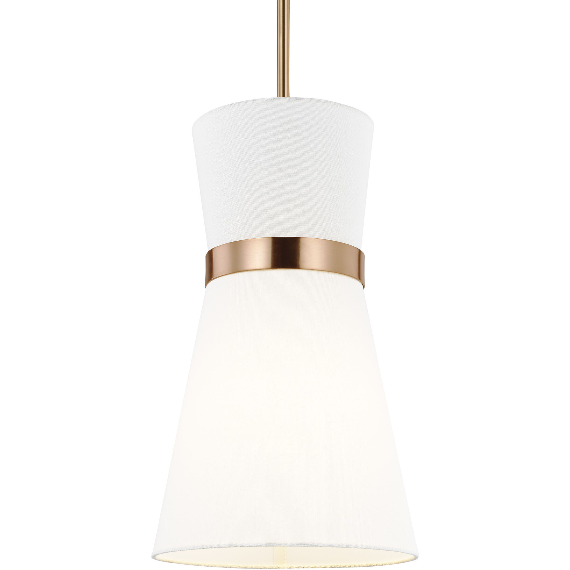 AERIN Clark Pendant Ceiling Light in Satin Brass