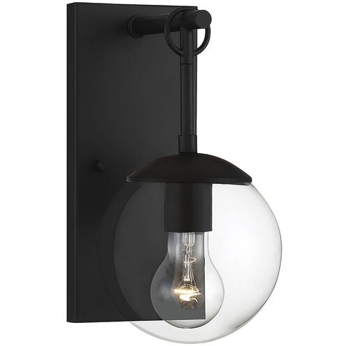 Farmhouse Outdoor Wall Lantern in Black