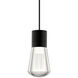 Sean Lavin Alva LED 3.6 inch Black Pendant Ceiling Light in 11, LED 90 CRI 3000K, Black Cord, Integrated LED