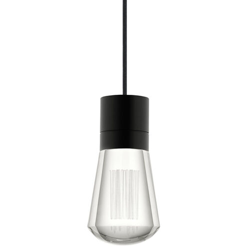 Sean Lavin Alva LED 3.6 inch Black Pendant Ceiling Light in Black Cord, LED 90 CRI 2200K, 1, Integrated LED