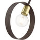 Modesto 1 Light 5 inch Bronze Pendant Ceiling Light