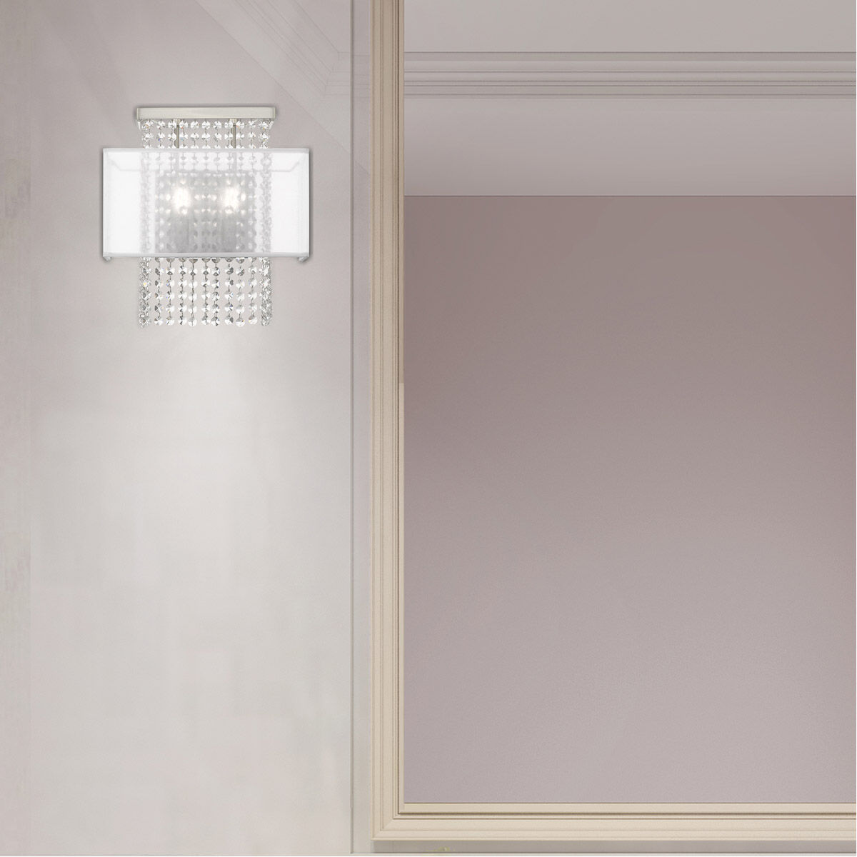 Bella Vista 2 Light 13 inch Brushed Nickel ADA ADA Wall Sconce Wall Light