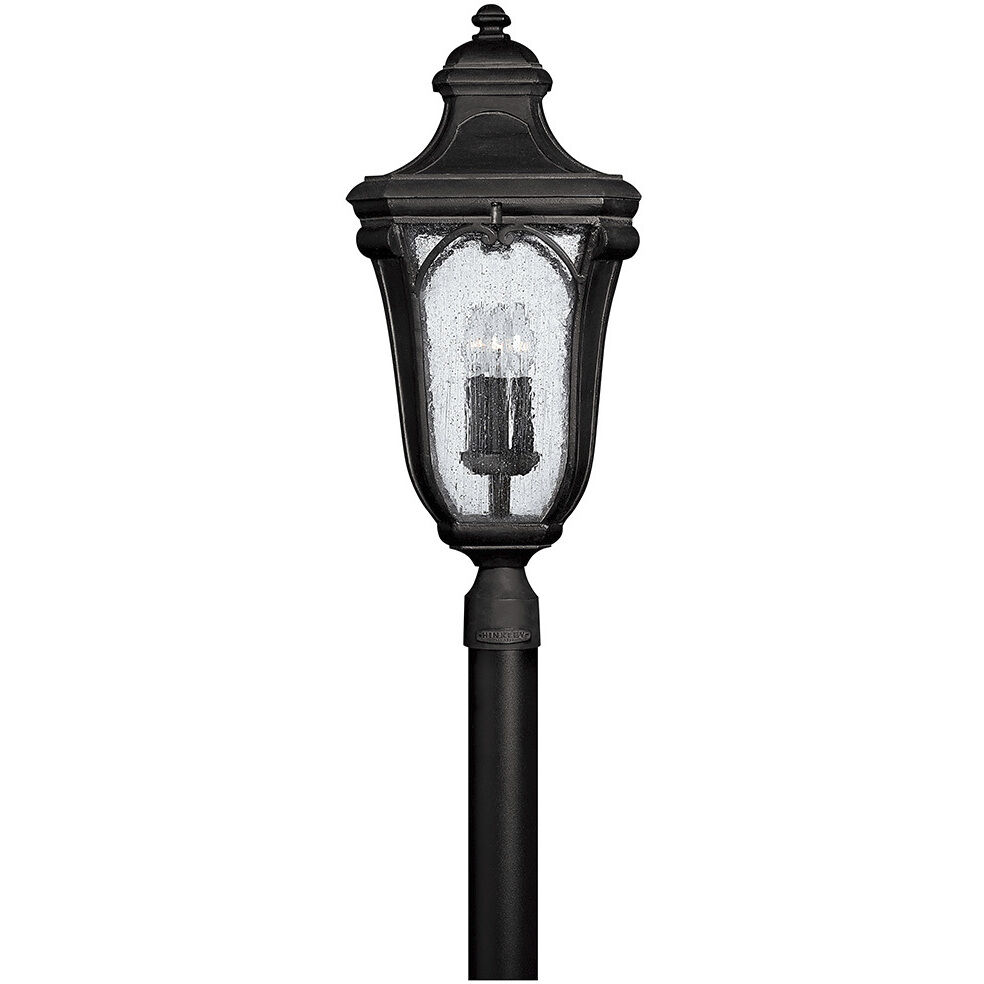 Trafalgar 3 Light 12.00 inch Post Light & Accessory