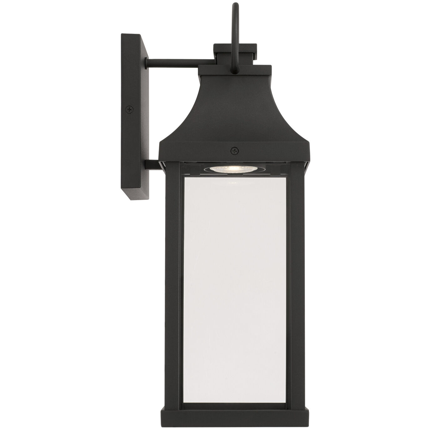 Bradford LED 17.25 inch Black Outdoor Wall Lantern