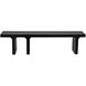 Kir Hand Rubbed Black Bench