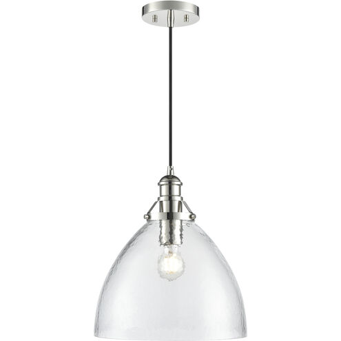 Khrisa 1 Light 12.75 inch Polished Nickel Indoor Pendant Ceiling Light