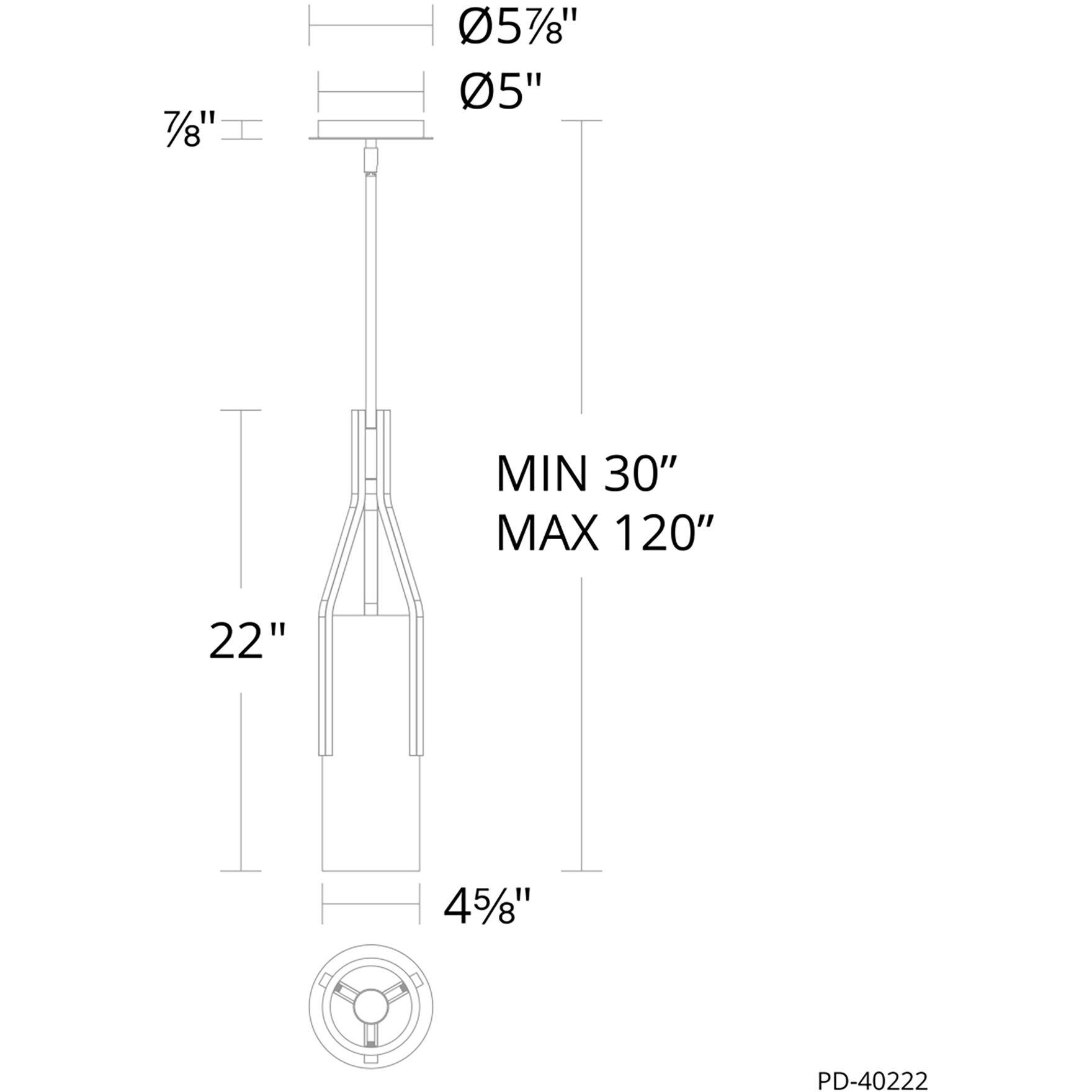 Firenze 1 Light 4.63 inch Antique Nickel Pendant Ceiling Light