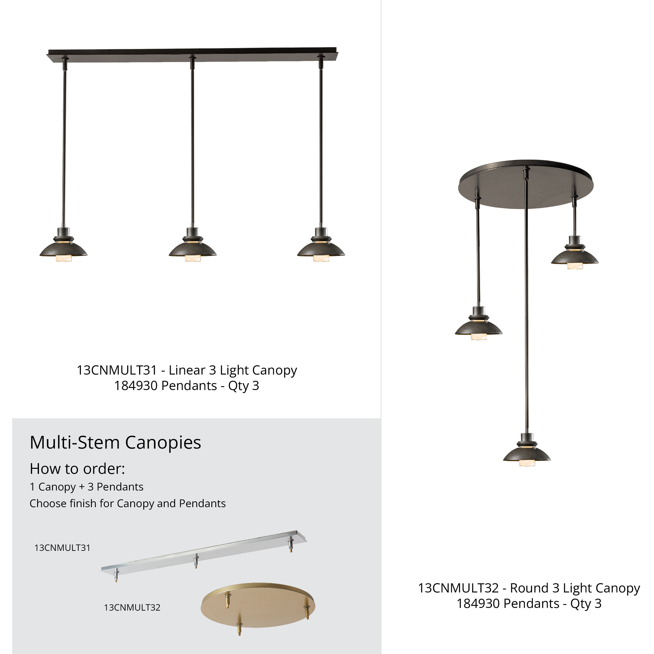 Staccato 1 Light 7 inch Modern Brass Mini Pendant Ceiling Light
