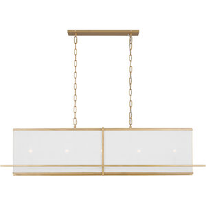 Thom Filicia Dresden Linear Chandelier Ceiling Light in Coastal Gild