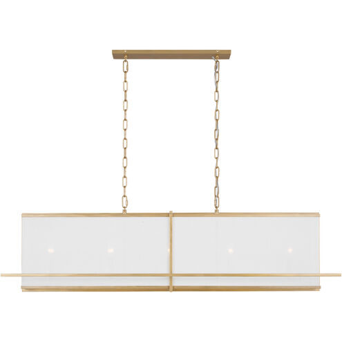 Thom Filicia Dresden Linear Chandelier Ceiling Light in Coastal Gild
