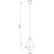 Lloyd 1 Light 12 inch White Pendant Ceiling Light in White and Opal Glass
