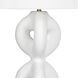 Jacob 31 inch 150.00 watt White Table Lamp Portable Light