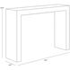 Axle 47 X 31.75 inch Grey Outdoor Console Table