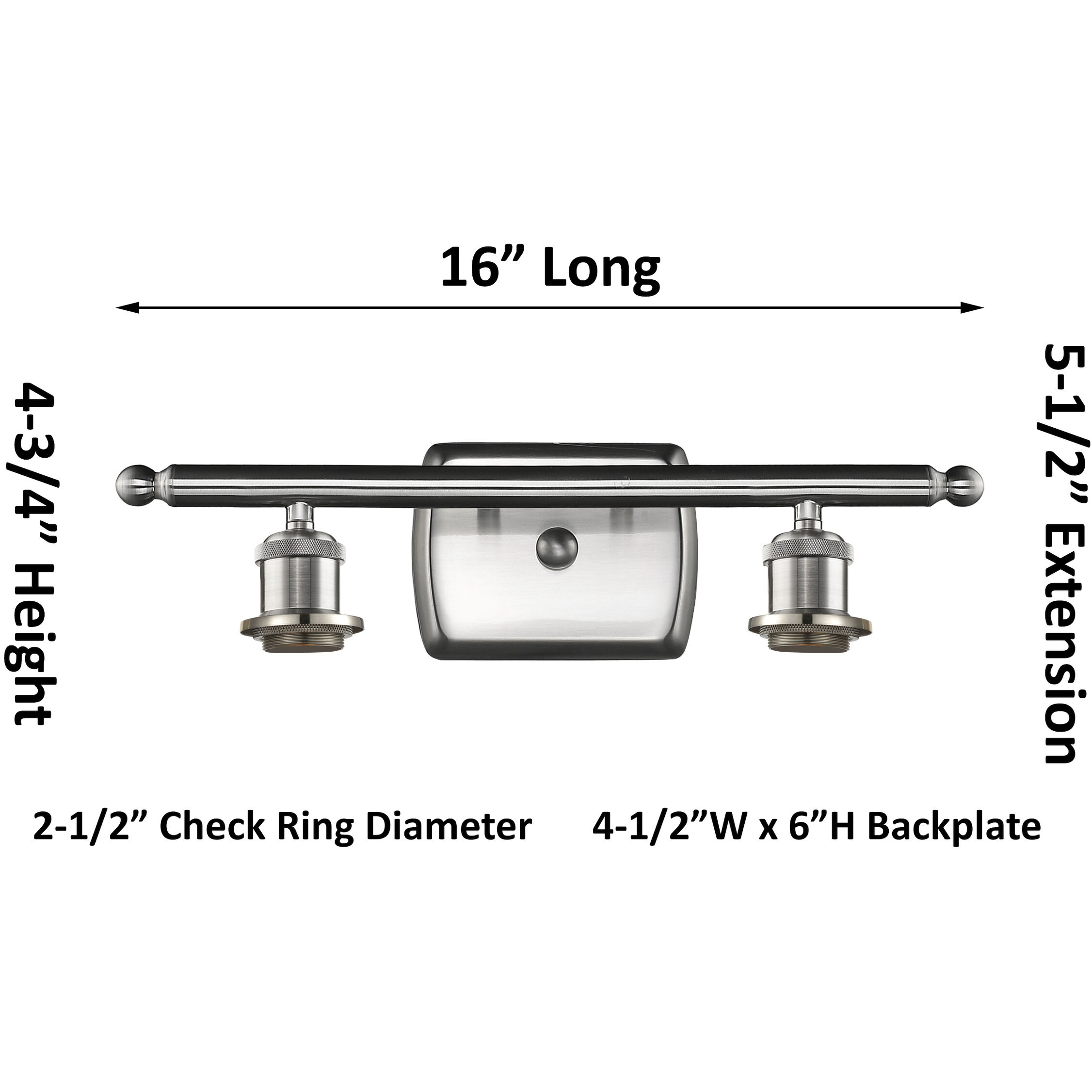 Ballston Bridal Veil 2 Light 15 inch White Polished Chrome Bath Vanity Light Wall Light