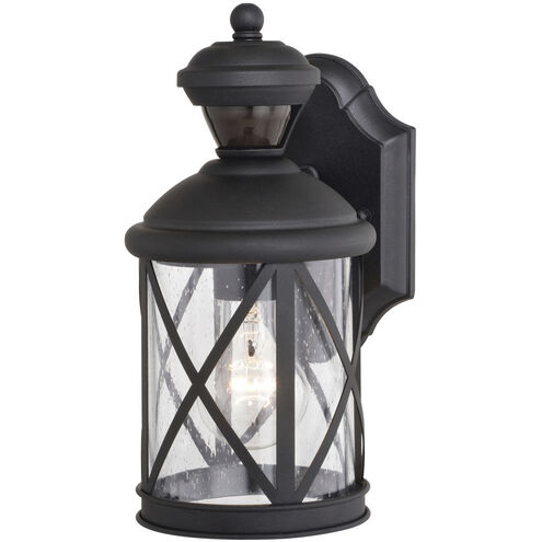 Henderson 1 Light 10.75 inch Textured Black Outdoor Wall Decor Motion