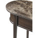 Curzon 72 X 16 inch Fumed Console Table, Wooden, Marble, Spencer Green Park