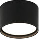 Caravon LED 5.5 inch Matte Black Flush Mount Ceiling Light