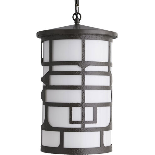 Shani 3 Light 13.5 inch Aged Iron Outdoor Pendant