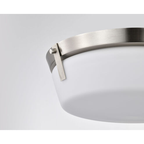 Rowen 3 Light 14.63 inch Brushed Nickel Flush Mount Ceiling Light