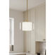 Seville 1 Light 12.75 inch Legacy Brass Convertible Pendant/Semi-Flush Mount Ceiling Light