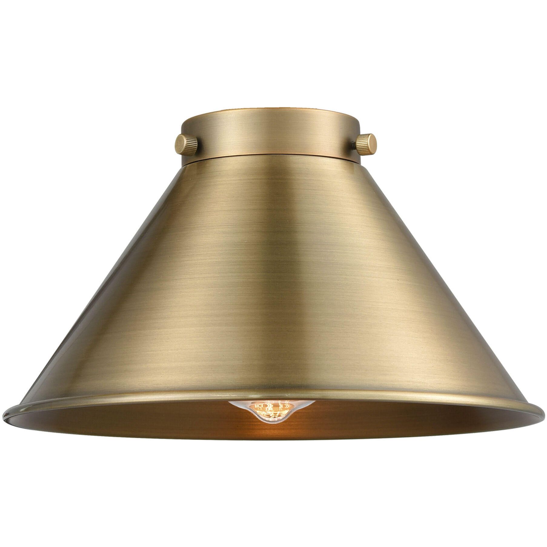 Franklin Restoration Briarcliff LED 10 inch Brushed Brass Mini Pendant Ceiling Light, Franklin Restoration