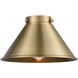 Franklin Restoration Briarcliff LED 10 inch Brushed Brass Mini Pendant Ceiling Light, Franklin Restoration
