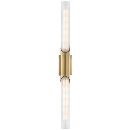 Pylon LED 2.75 inch Aged Brass ADA Wall Sconce Wall Light