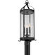 Preston 3 Light 26.5 inch Iron Oxide Outdoor Post Lantern