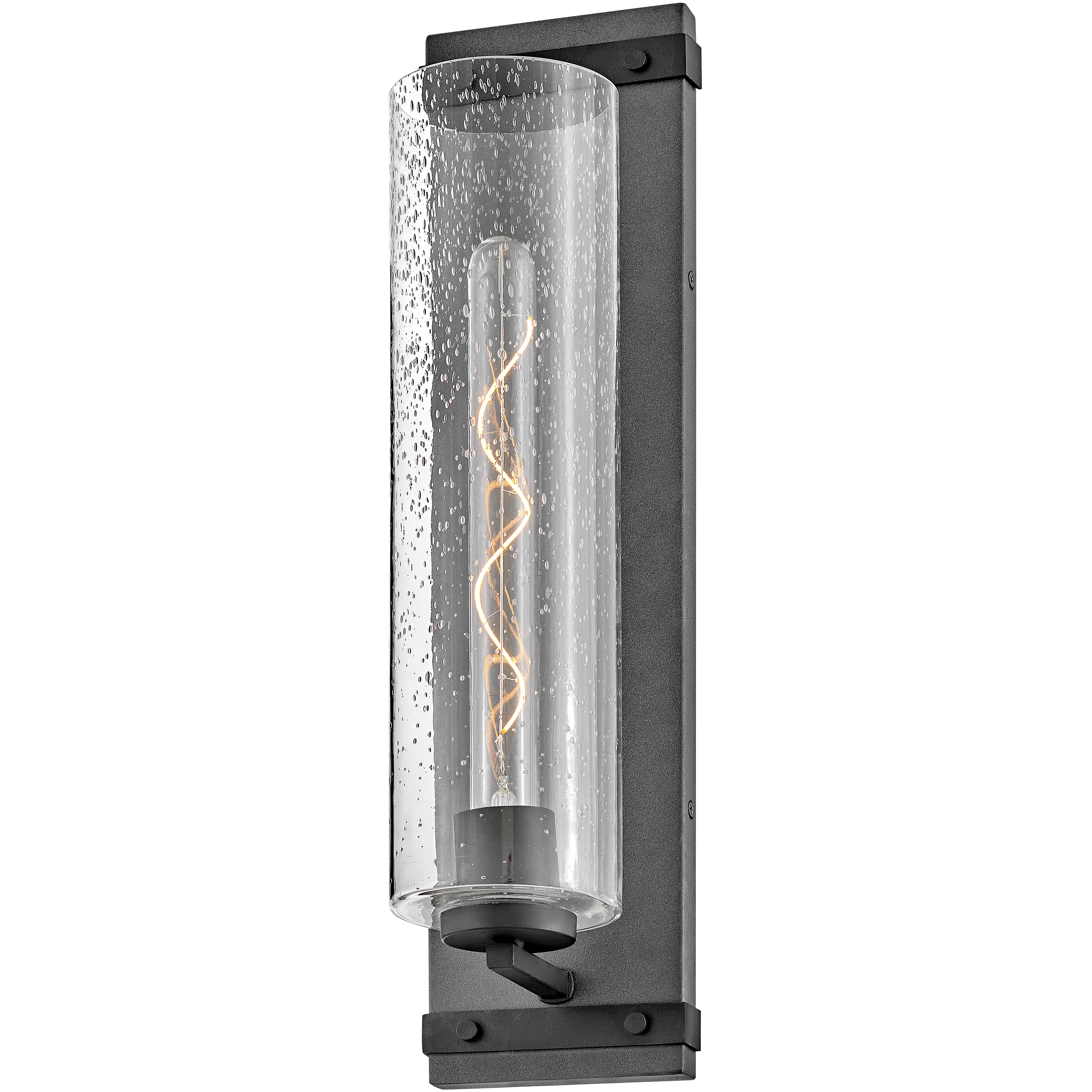 Sawyer LED 6 inch Aged Zinc with Distressed Black Vanity Light Wall Light
