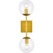 Neri 2 Light 6.70 inch Bathroom Vanity Light