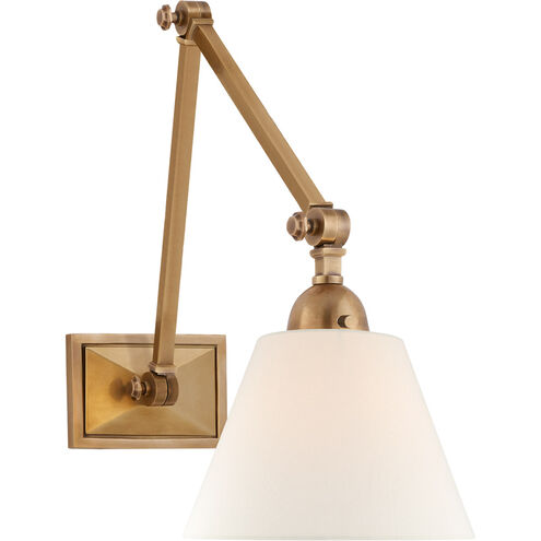 Alexa Hampton Jane 14.75 inch 40.00 watt Hand-Rubbed Antique Brass Double Library Wall Light