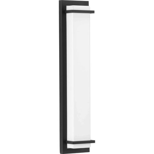 Z-1080 LED LED 24 inch Textured Black Outdoor Sconce, Large, Progress LED