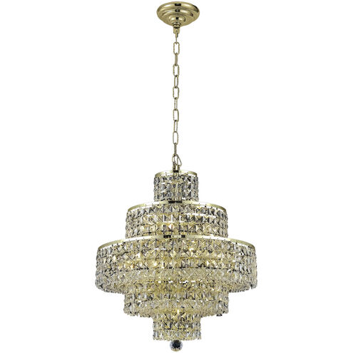 Maxime 13 Light 20 inch Gold Dining Chandelier Ceiling Light in Clear, Royal Cut