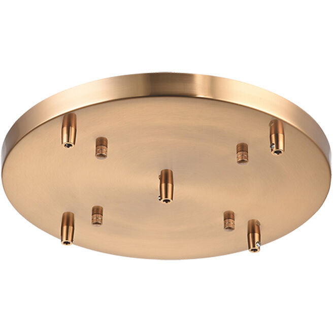 Leo 13.88 inch Aged Gold Brass Multi Ceiling Canopy Ceiling Light