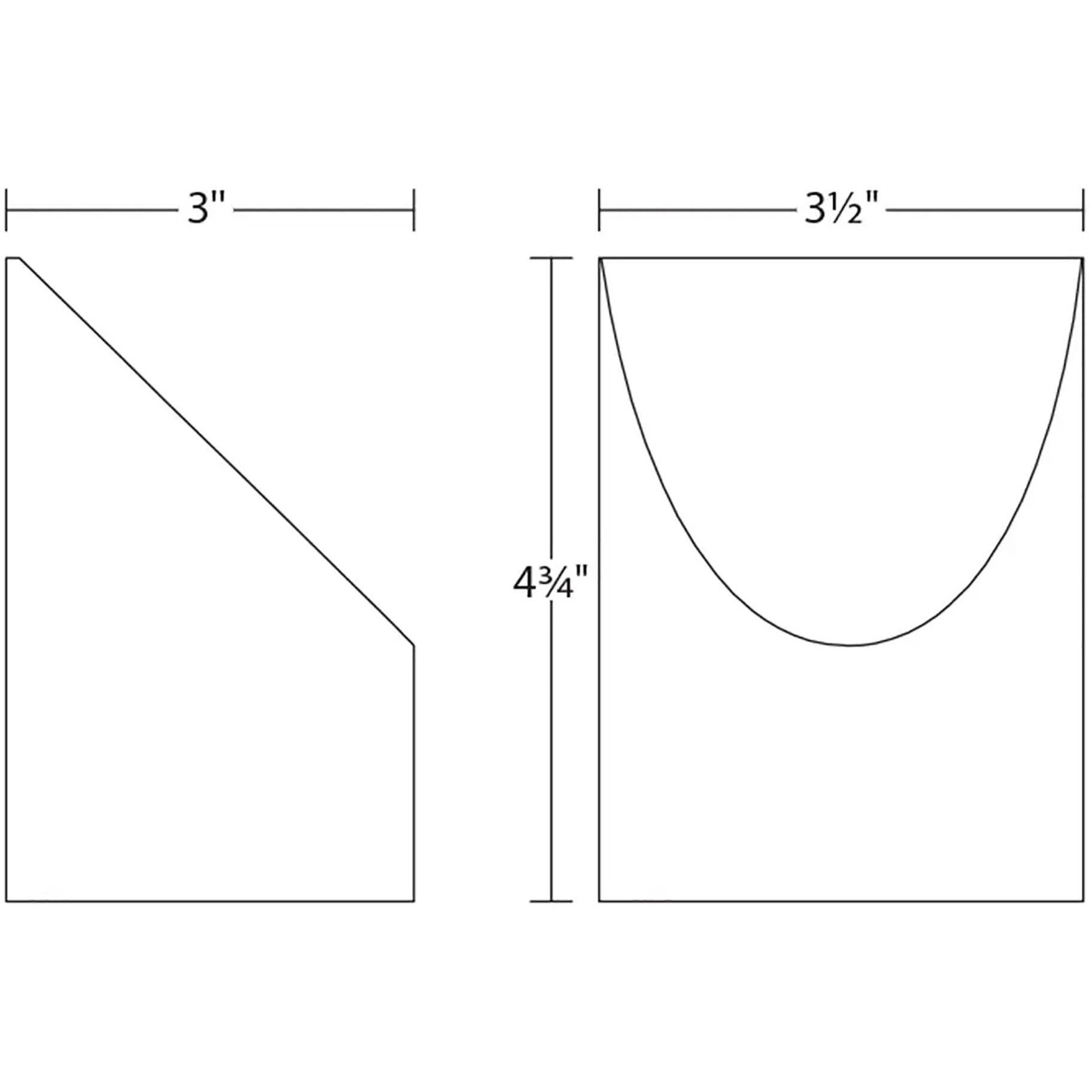 Shear LED 5 inch Textured Bronze Indoor-Outdoor Sconce, Inside-Out