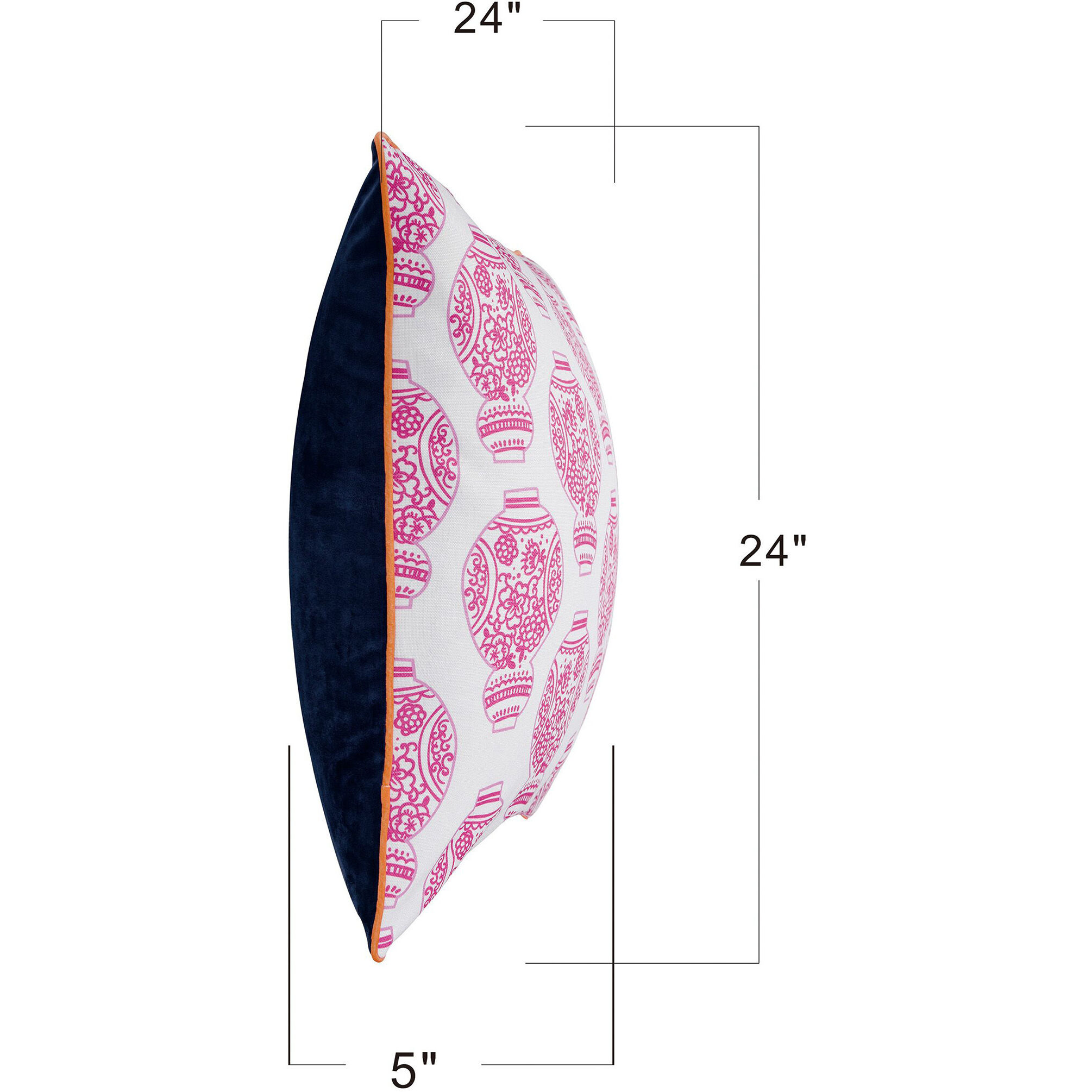 Dann Foley 24 inch White Throw Pillow