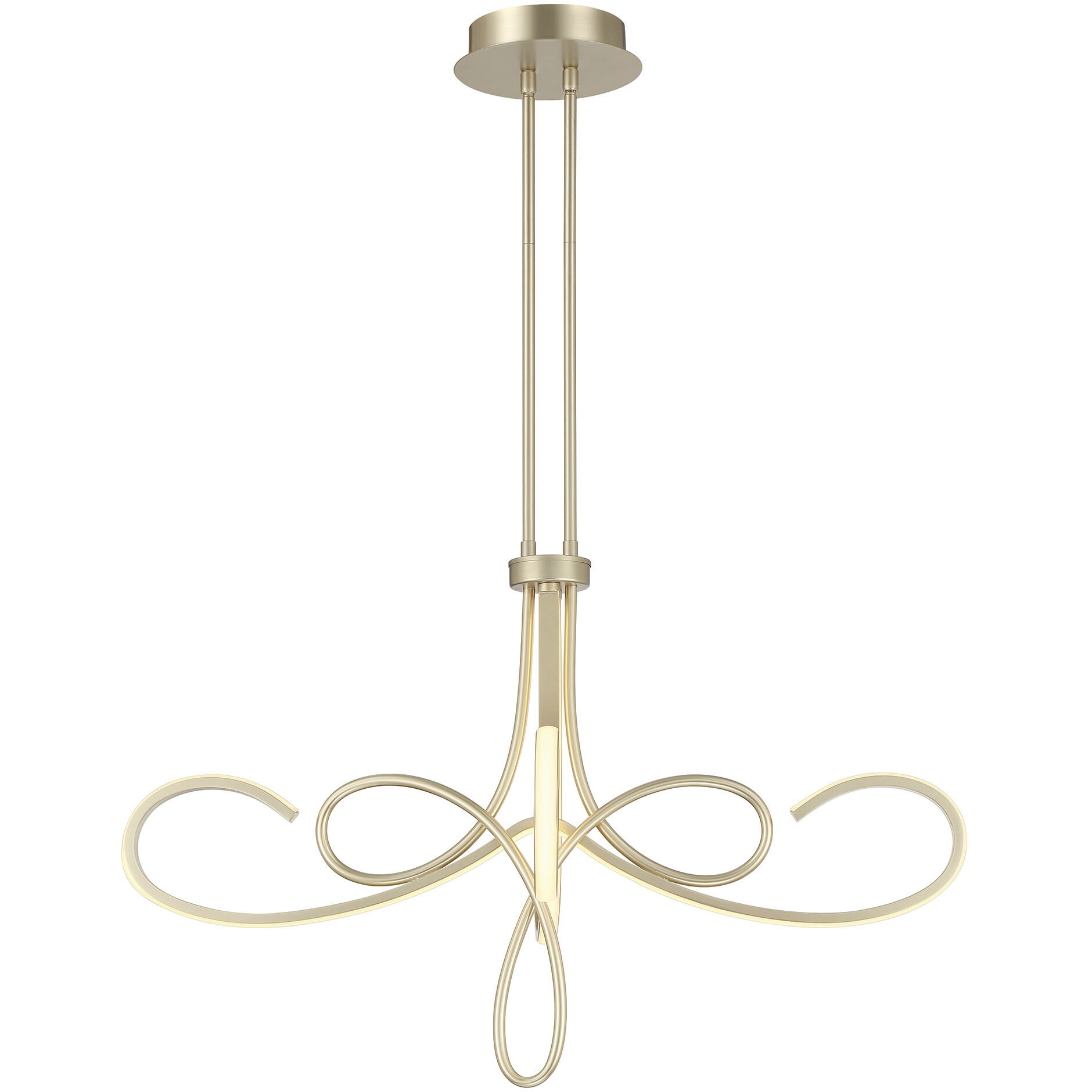 Astor LED 32 inch Soft Gold Chandelier Ceiling Light