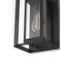 Etting 1 Light 12 inch Black Outdoor Wall Sconce
