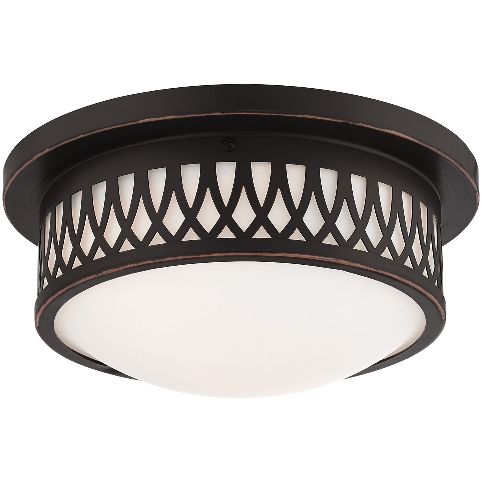Westfield 2 Light 11 inch Olde Bronze Flush Mount Ceiling Light