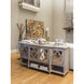 Merrimac 91 X 19 inch Faded Gray Driftwood with Dark Pewter Media Console
