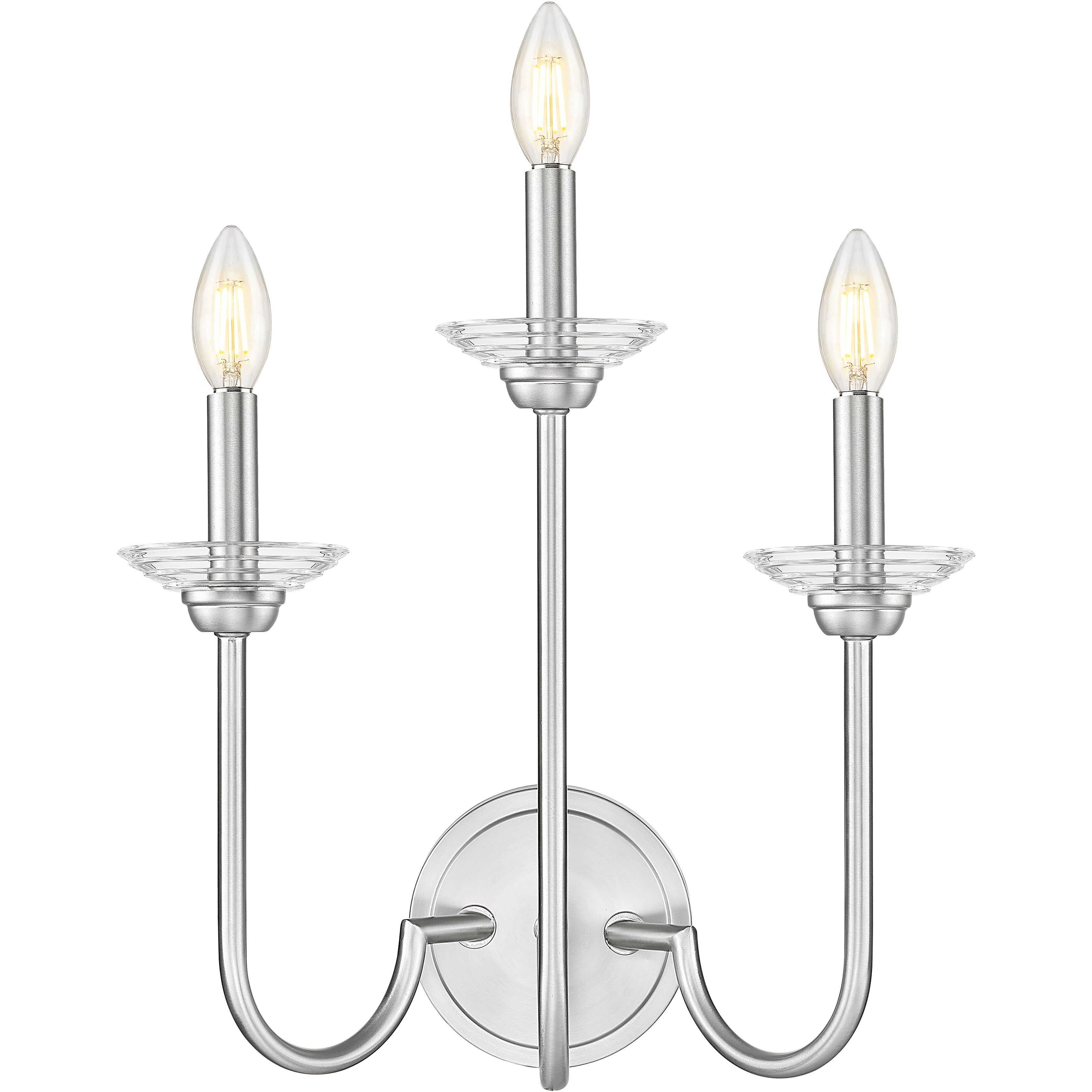 Allistair Wall Sconce Wall Light in Brushed Nickel