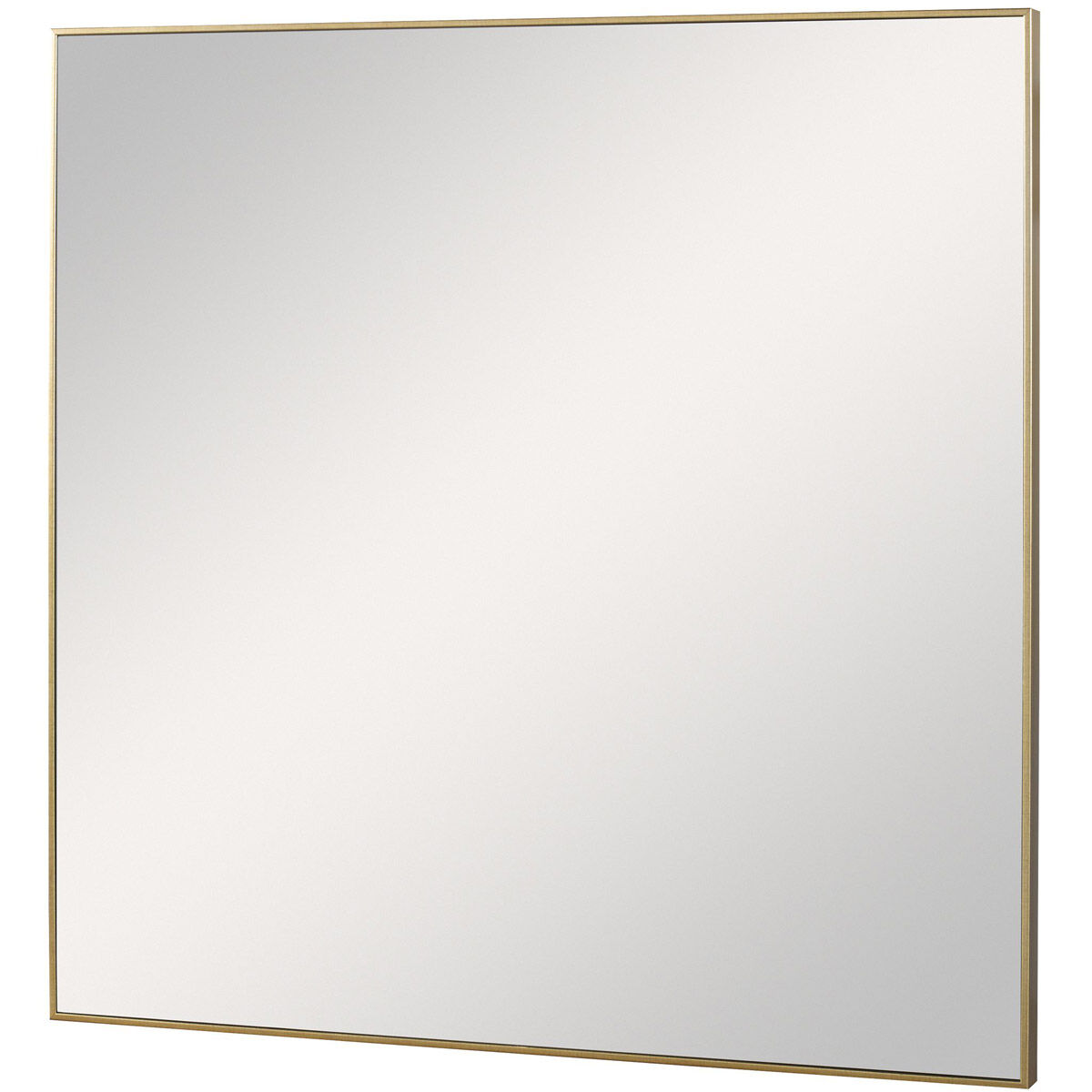 Alexo 28 X 28 inch Brushed Gold Wall Mirror