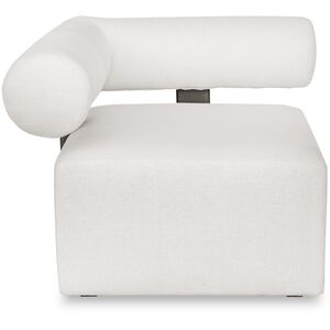 Bolster Back Java Black and Oyster White Outdoor Corner Sofa